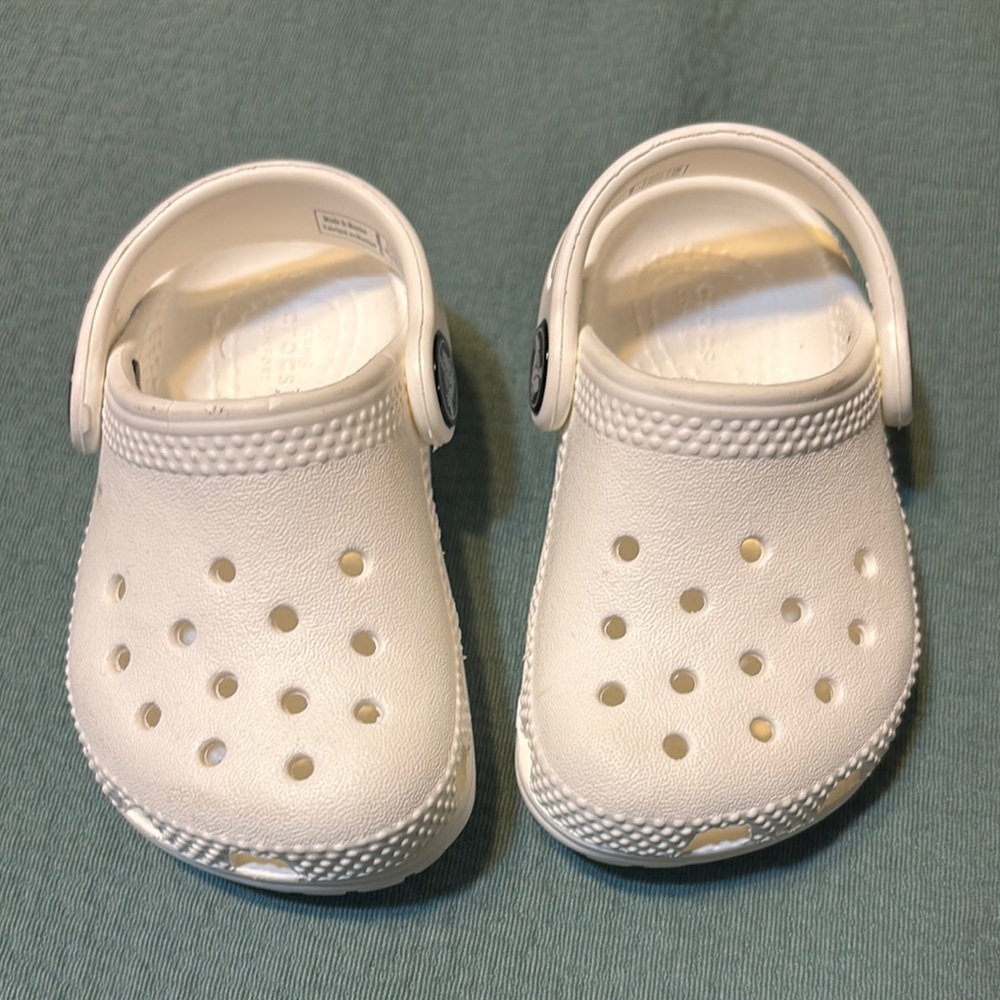 Kids White Clogs